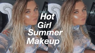 HOT GIRL SUMMER MAKEUP TUTORIAL  Agnes Karkoszka [upl. by Rahm860]