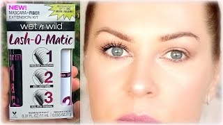 NEW Wet N Wild LashOMatic Mascara  Fiber Kit  First Impression [upl. by Carrelli]