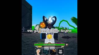 Bone Scythe 😔 roblox kinglegacy [upl. by Ahtinak]