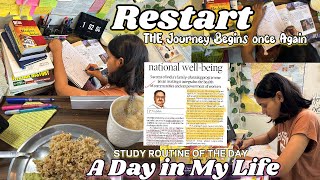 Restart2  PLANNING  SCHEDULING  IMPLEMENTING  A day in the life of IAS ASPIRANT 📚upscupscvlog [upl. by Attenahs]