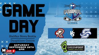 Lindsay Surge vs Moncton Rockets MMFHL 6pm Dauphinee Centre Sept 28th [upl. by Burr]