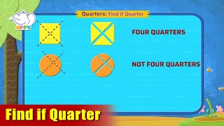 G1  Module 14  Exercise 2  Find if Quarter  Appu Series  Grade 1 Math Learning [upl. by Orvan]