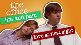 Jim and Pam Love At First Sight  The Office US [upl. by Cora25]