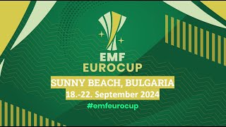 EMF EUROCUP MASTERS  DAY 3  PITCH 2  QUARTERFINALS [upl. by Nirual16]