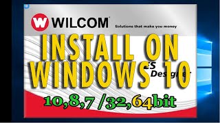 how to Install Wilcom v9 single setup On Windows 10 64bit Single video [upl. by Varin293]