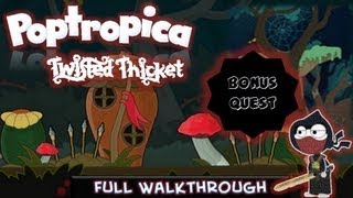 Poptropica Twisted Thicket Bonus Quest Walkthrough [upl. by Ayrad]