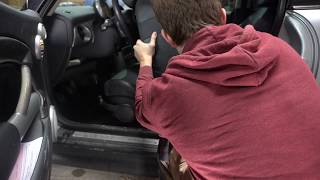 MINI COOPER S R53 SEAT REMOVAL AND INSTALL 4K [upl. by Nemrak936]