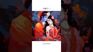 Physical touch is a sign of love language 💖🌈 radha krishna whatsapp status  viral shortsfeed [upl. by Indnahc273]