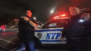 Quietest NYPD stop 🛑 ever [upl. by Ybbil]