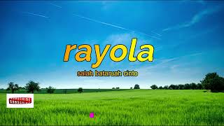 rayolasalah bataruah cinto karaoke [upl. by Armat]