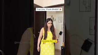 Bhabhi ho to aise 💕😂 shorts bhabhi comedy funny reatable reaction [upl. by Anipsed]