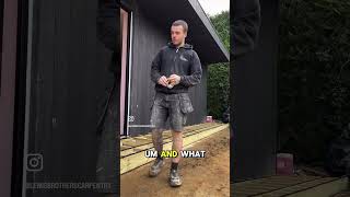 Deck tape carpentry diy carpenter joiner construction build decking [upl. by Annekahs]