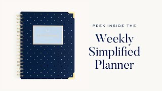 Peek Inside the 20242025 Weekly Simplified Planner  Simplified® by Emily Ley [upl. by France782]