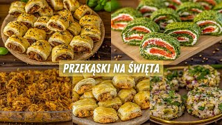 PRZEKĄSKI na WIGILIE i ŚWIĘTA 5 prostych i pysznych propozycji [upl. by Phail]