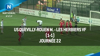 J22  US Quevilly Rouen  Les Herbiers VF 11 le résumé [upl. by Laural]