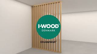 IWood Denmark®  Montering af DivideWall [upl. by Rokach]