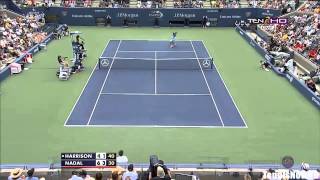 HDRafael Nadal vs Ryan Harrison Highlights Round 1 US OPEN 2013 [upl. by Madoc]