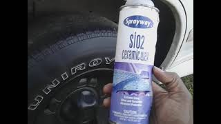 sprayway sio2 ceramic wax is a fast winter protection for white paints easy application [upl. by Sheila]