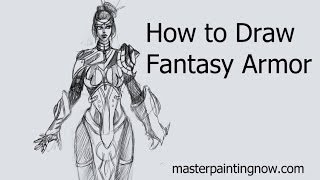 How to Draw Fantasy Armor [upl. by Ihsar105]