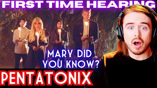 Pentatonix  quotMary Did You Knowquot Reaction FIRST TIME HEARING [upl. by Prudence]