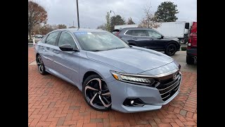 2022 Honda AccordSedan Sport OH Westerville Columbus Dublin Canal Winchester Grove City [upl. by Avirt]