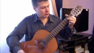 C Romero Fantasia p5 from Suite Andaluza Spanish guitar V Sharii Шарий [upl. by Eessej836]