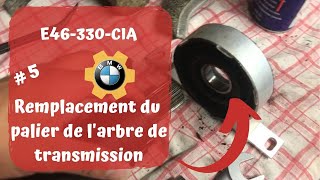 Remplacement du palier de larbre de transmission  BMW E46 CIA 330 [upl. by Ingles680]