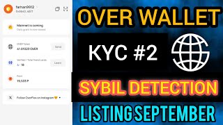 Over Wallet KYC form submit full Process  Over Protocol Airdrop Listing on September [upl. by Ztirf]