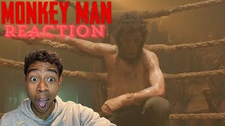 MONKEY MAN REACTION  A VIOLENT REVENGE STORY  FIRST TIME WATCHING [upl. by Sidwohl]