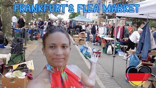 Going to the Flea Market in Frankfurt Germany [upl. by Eisiam]