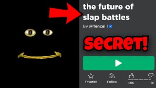 Tencell made A SECRET GAME  PLAY IT  Slap Battles Roblox [upl. by Yemiaj]