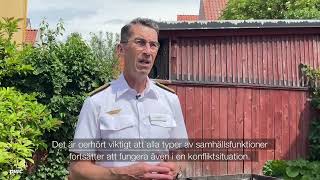 Micael Bydén överbefälhavare Försvarsmakten hos PwC i Almedalen 2022 [upl. by Bertine]