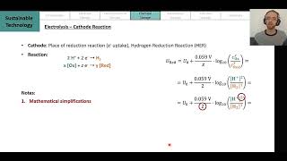 04 05 Thermodynamics of Water Splitting [upl. by Ylsel]