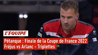 Le replay de la finale de la Coupe de France de pétanque 2022 en triplette [upl. by Eiraminot]