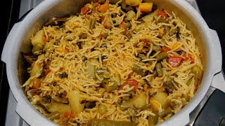 Veg Biryani  Quick amp Easy Veg Biryani in Pressure Cooker  Vegetable Biryani [upl. by Aikrehs]