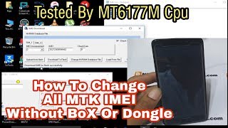 How To Repair IMEI All MTK Cpu Without Box Tested By MT6177M Done [upl. by Gert]