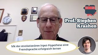 ᐅ Die revolutionäre InputHypothese von Stephen Krashen für erfolgreiches Sprachenlernen [upl. by Marashio]