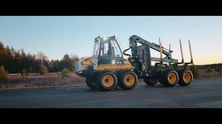 Eco Log 1250F – Forwarder with low weight great visibility and superb mobility [upl. by Anaili]