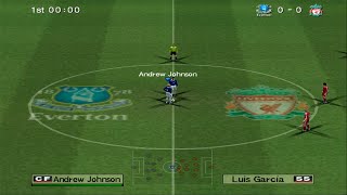 PES 6  Everton vs Liverpool [upl. by Alien]