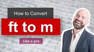 ✅ Convert Foot to Meter ft to m  Formula Example Convertion Factor [upl. by Benson432]