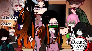 Hashiras react to Nezuko Kamado  KNY  Manga Spoiler  Animiefan7 [upl. by Laertnom]