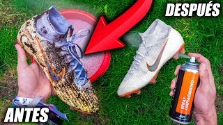 Cómo Limpiar Botas de Fútbol 100 REAL  LIFE HACK SOCCER [upl. by Elbag710]