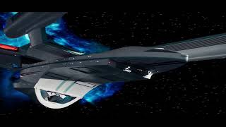 Star Trek  EnterpriseB warp speed [upl. by Homerus998]