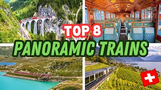 SWITZERLANDS TOP 8 Panoramic Trains REVEALED Glacier Express Bernina Express GoldenPass amp More [upl. by Kate]