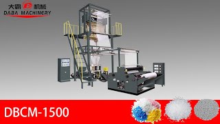 Transforming Plastics The DBCM1500 Blown Film Machine Process [upl. by Einnos]