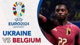 Ukraine vs Belgium  EURO 2024  Group E  EA FC 24 CPU vs CPU Sim [upl. by Juliet]