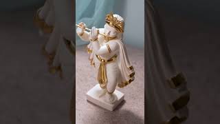 Krishna Idol Playing Flutemp4 svastika love radhakrishna [upl. by Gardell]