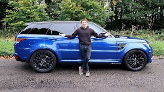 MY NEW RANGE ROVER SPORT SVR  FIRST DRIVE [upl. by Tracay467]