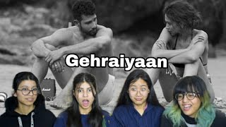 GEHRAIYAAN OFFICIAL TRAILER  REACTION [upl. by Ruthanne]