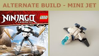 ALTERNATE BUILD  LEGO Ninjago Legacy 30591 – MINI JET by UnlimitedBricks [upl. by Coheman]